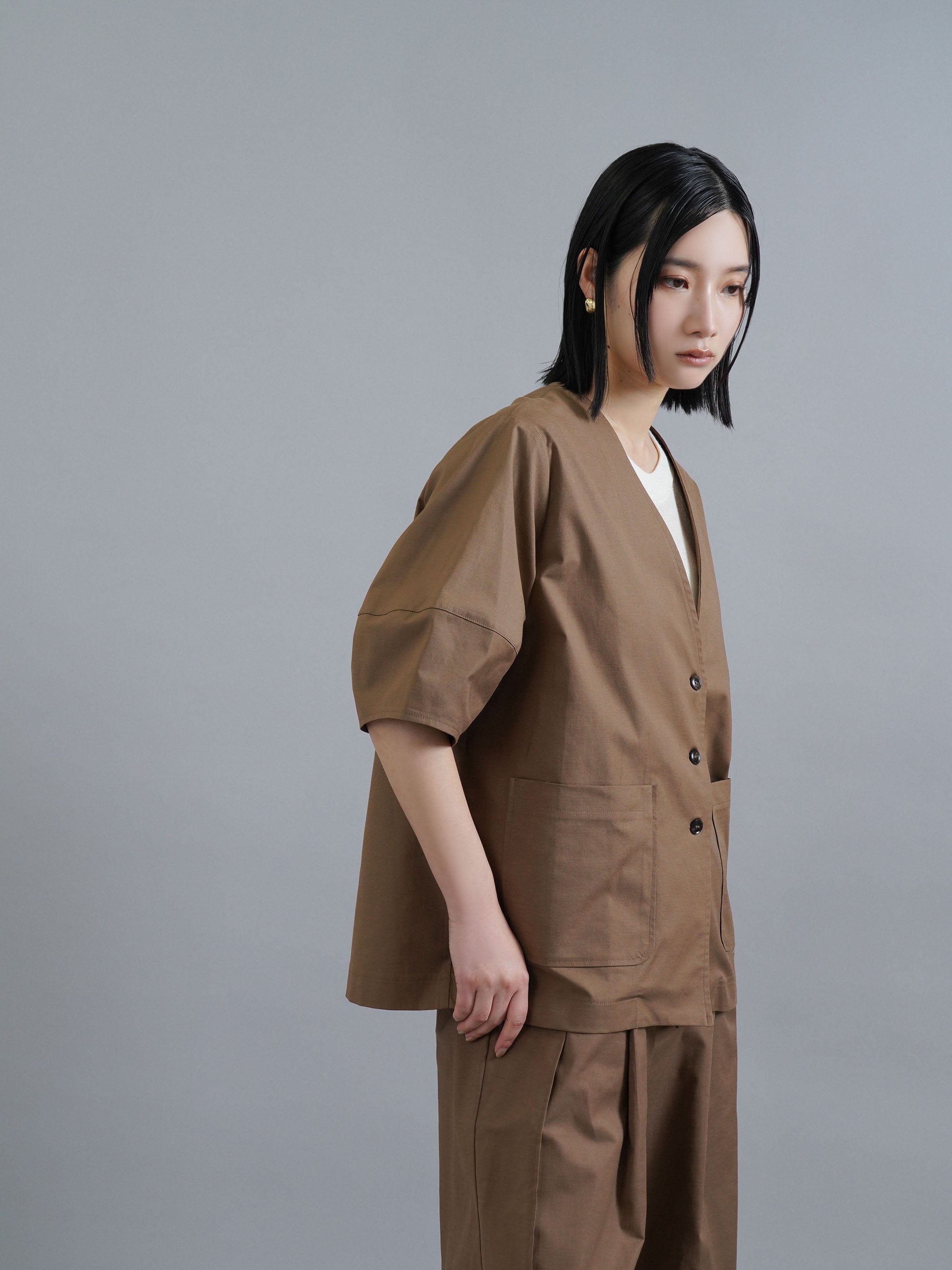 タグ付き新品☆CYAN TOKYO×kusukusu☆バックチュールサロペットS