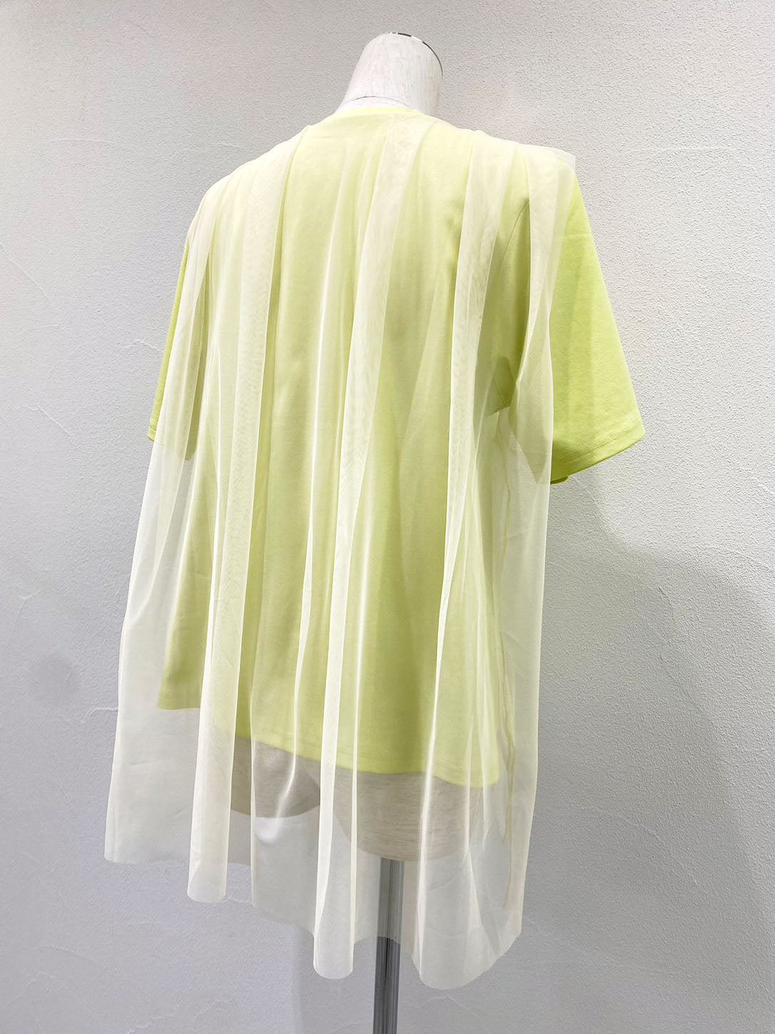 tulle layer T blouse