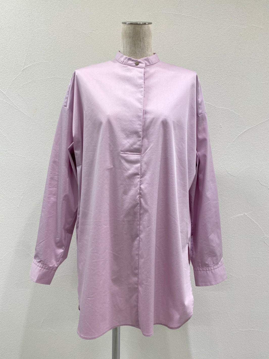mercerization cotton over PO blouse